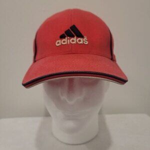 Adidas 90's Cool Logo Adjustable Golf Tennis Baseball Hat Cap Men Red